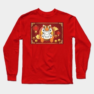 Lunar new year tiger Long Sleeve T-Shirt